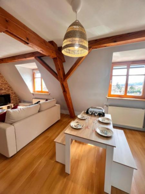 Duplex au cœur de Turckheim, 10 min de Colmar et place de parking